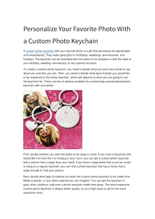 personalize your favorite photo with a custom