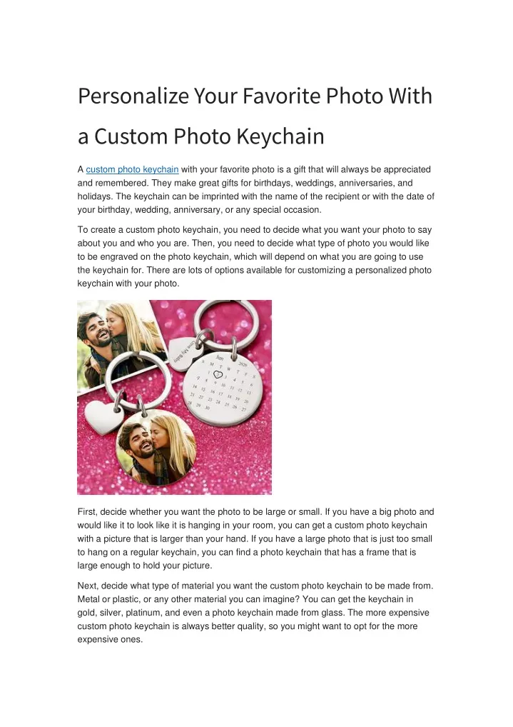 personalize your favorite photo with a custom
