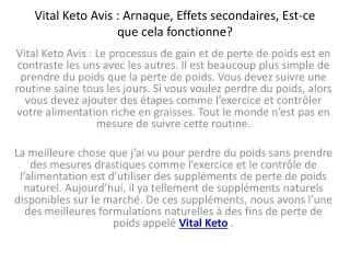 Vital Keto Force supplémentaire - action rapide et graisse puissante!