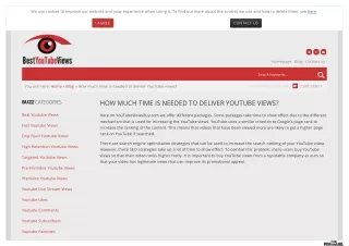 we use cookies to improve our website and your