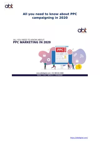 all you need to know about ppc campaigning in 2020