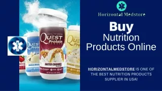 Buy Nutrition Products Online