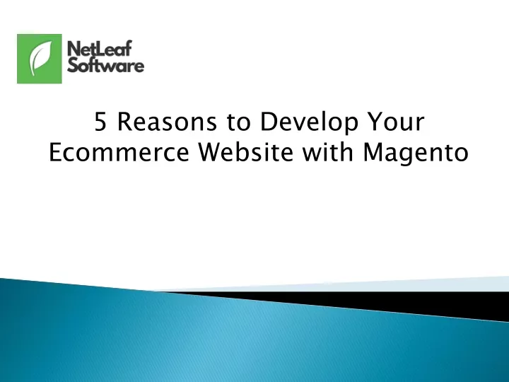 5 reasons to develop your ecommerce website with