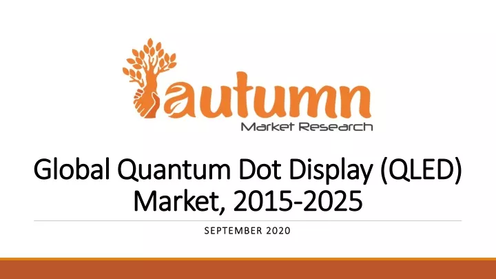 global quantum dot display qled market 2015 2025