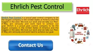 ehrlich pest control ehrlich pest control