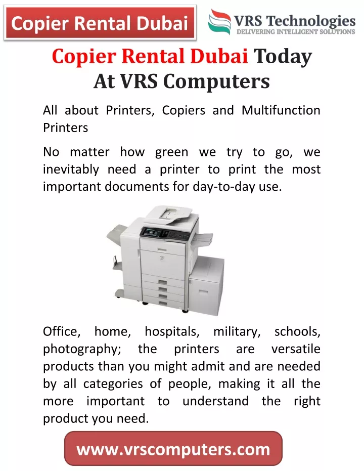 copier rental dubai copier rental dubai today