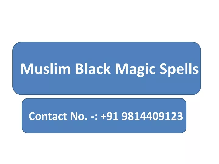 muslim black magic spells