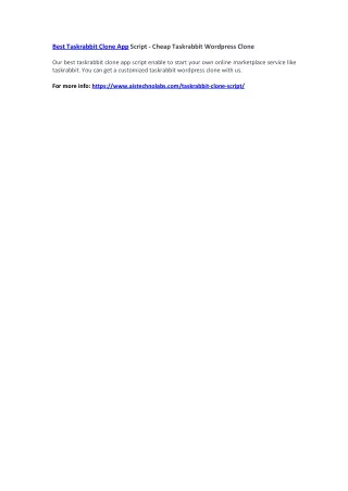 best taskrabbit clone app script cheap taskrabbit