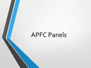 APFC Panels in Uganda