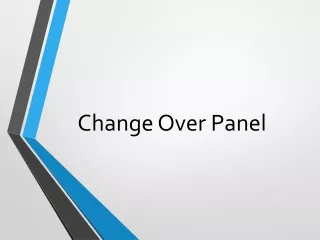 Change Over Panel in Uganda
