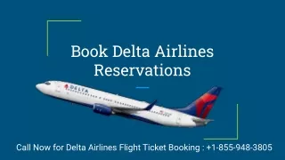Get Cheap Delta Airlines Reservations flight