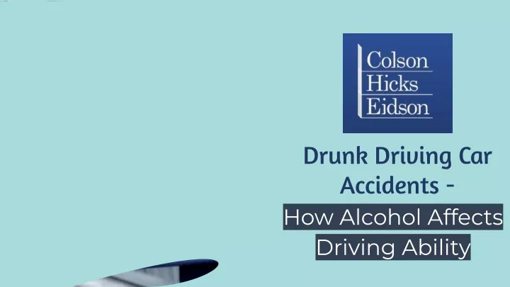 drunk driving car accidents