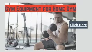 Gym equipment for home gym : Trulychoice.in