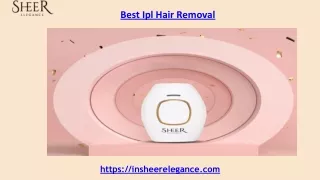 Best Ipl Hair Removal