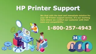 HP Printer Support Toll Free 1-800-257-4943