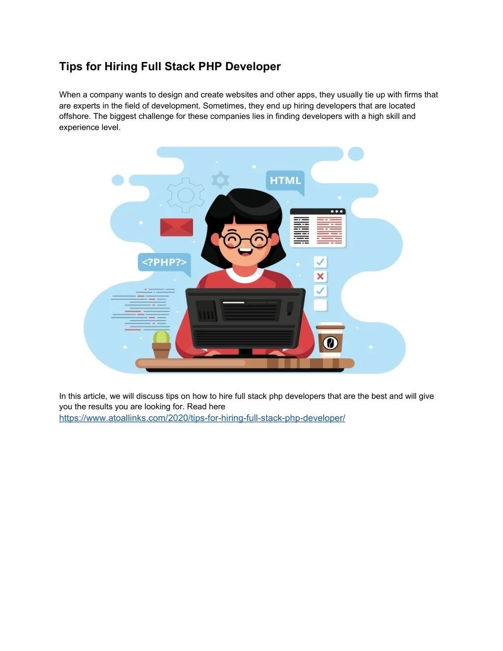 PPT - Tips for Hiring Full Stack PHP Developer PowerPoint Presentation ...