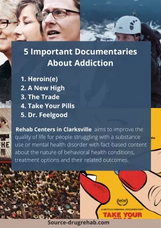 5 important documentaries about addiction