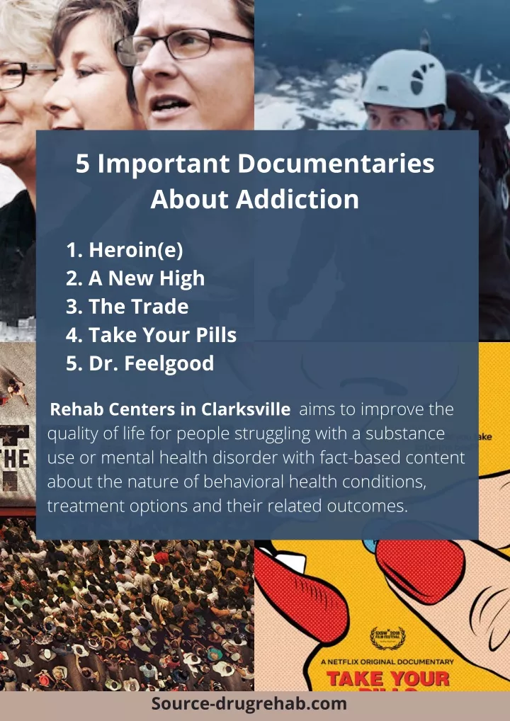 5 important documentaries about addiction