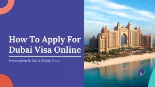 how to apply for dubai visa online