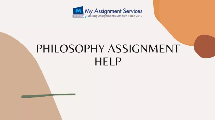 philosophy assignment help