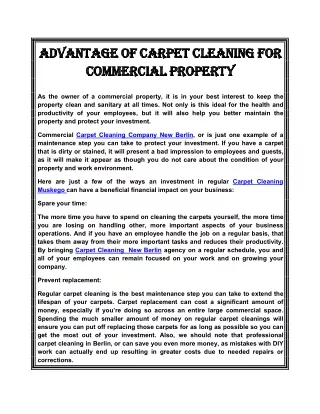 Carpet Cleaning  Brookfield