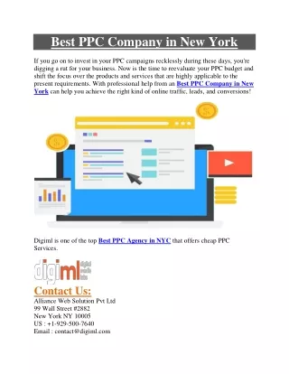 best ppc company in new york
