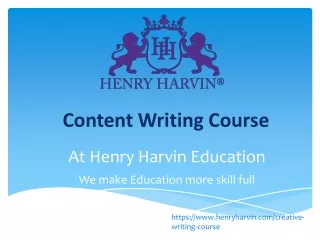 Creative Writing Course