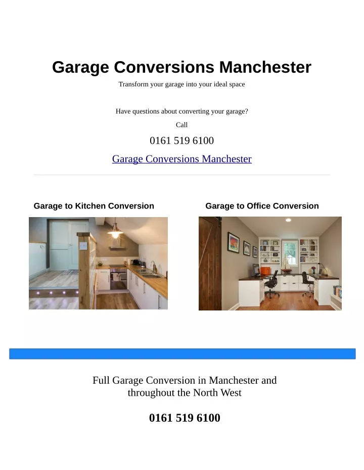 garage conversions manchester