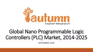 Global Nano Programmable Logic Controllers (PLC) Market, 2014-2025