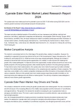 Cyanate Ester Resin Market Trends, Application 2024 - slide 1