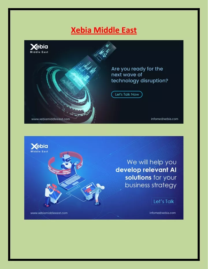xebia middle east