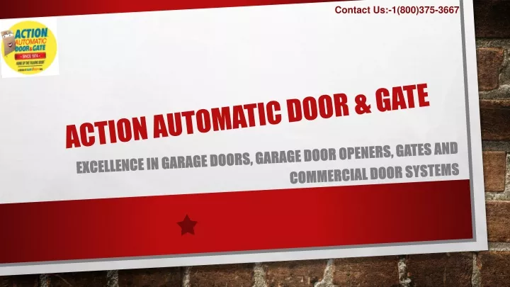 action automatic door gate