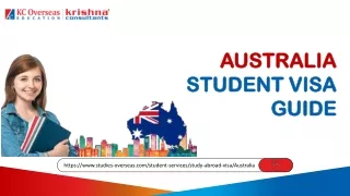 Australian Student Visa Guide