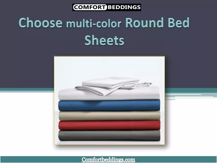 choose multi color round bed sheets