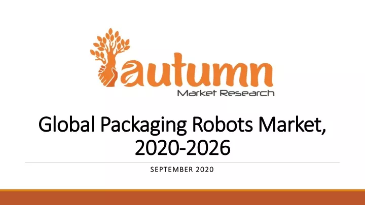 global packaging robots market 2020 2026