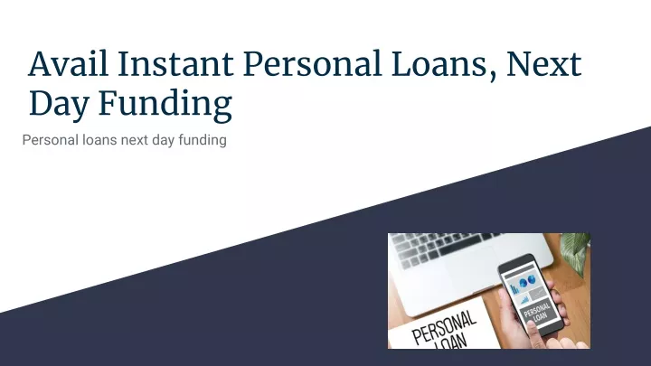 avail instant personal loans next day funding