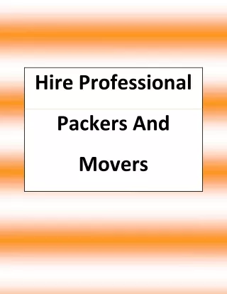 hire professional