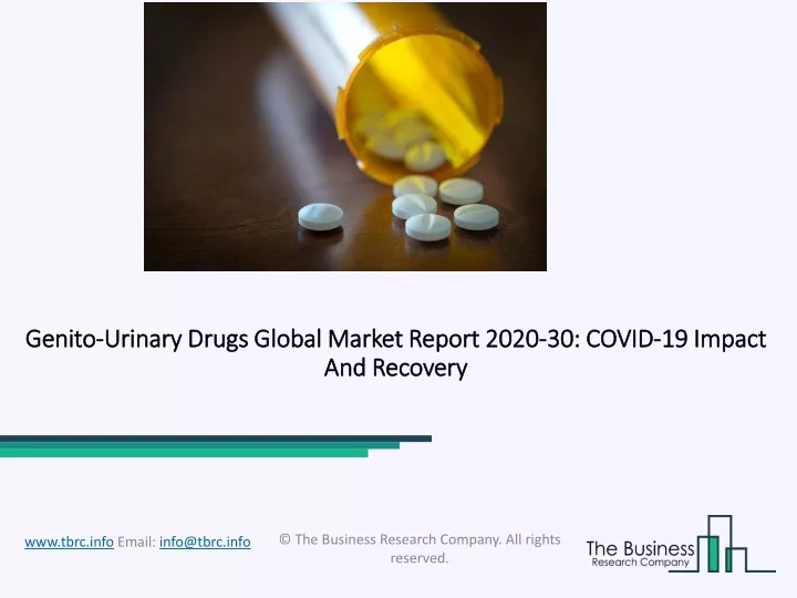 genito urinary drugs global market report 2020 30 covid 19 impact and recovery