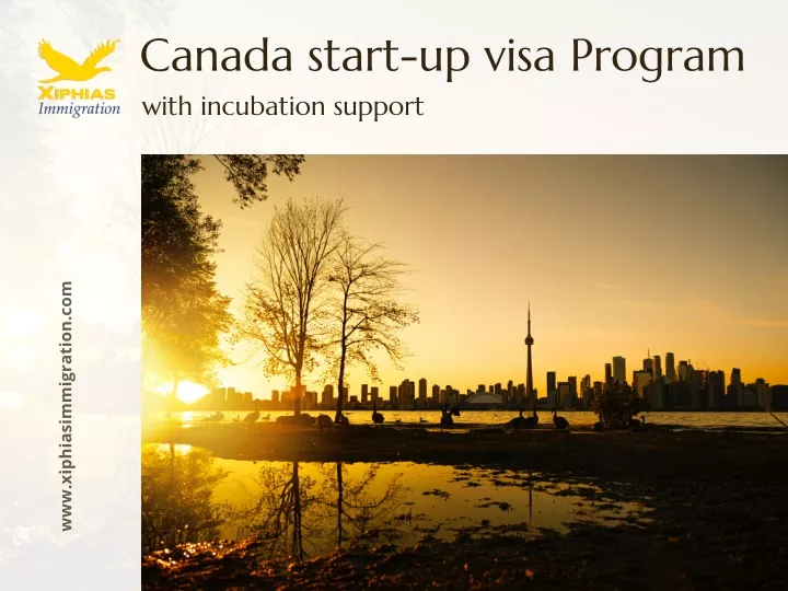 canada start up visa program with incubation