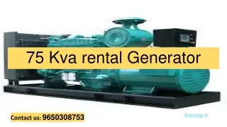 75 kva rental generator