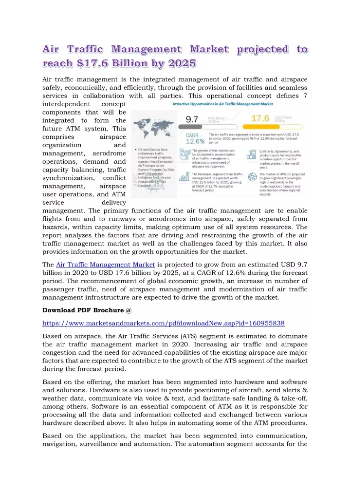 air traffic management is the integrated