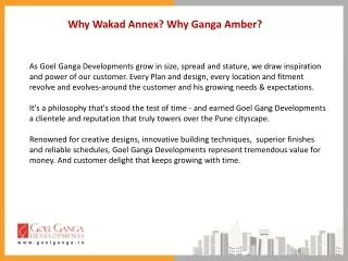 Ganga Amber - Tathawade ,Pune