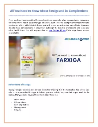 every medicine has some side effects and problems