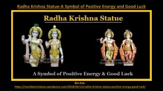 radha krishna statue a symbol of positive energy