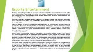 esportz entertainment