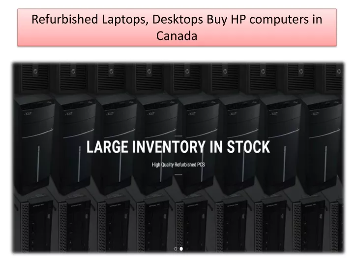 refurbished laptops desktops buy hp computers