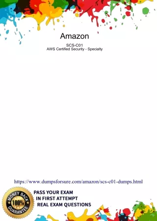 SCS-C01 Exam Questions PDF - Amazon SCS-C01 Top dumps