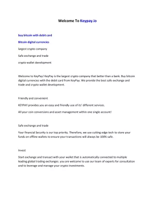 welcome to keypay io