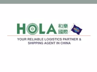 China Shipping Agent for International Delivery