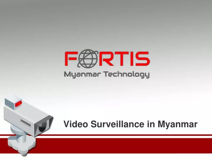 video surveillance in myanmar